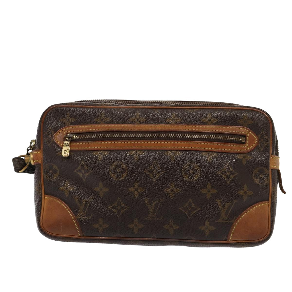 LOUIS VUITTON Monogram Marly Dragonne GM Clutch Bag M51825 LV Auth yk13485