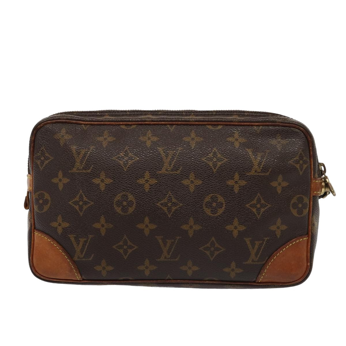 LOUIS VUITTON Monogram Marly Dragonne GM Clutch Bag M51825 LV Auth yk13486 - 0