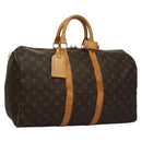 LOUIS VUITTON Monogram Keepall 45 Boston Bag M41428 LV Auth yk13493-1