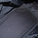 BURBERRY Nova Check Hand Bag Nylon Black Beige Auth yk13499-12