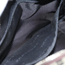 BURBERRY Nova Check Hand Bag Nylon Black Beige Auth yk13499-19