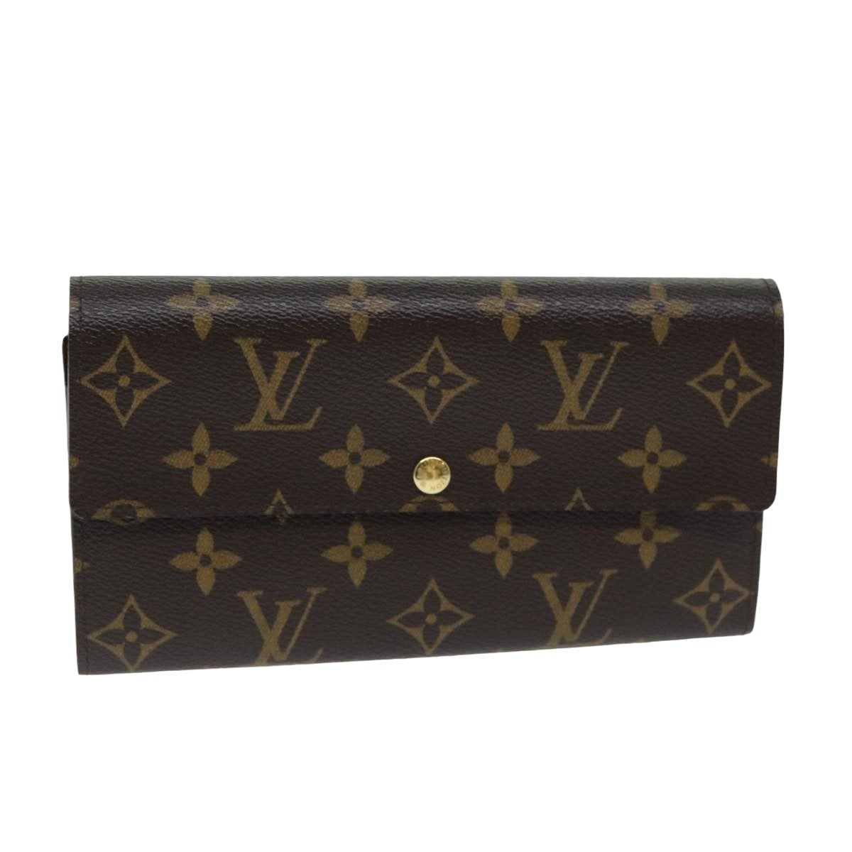 LOUIS VUITTON Monogram Portefeuille Sarah Long Wallet M60531 LV Auth yk13519A