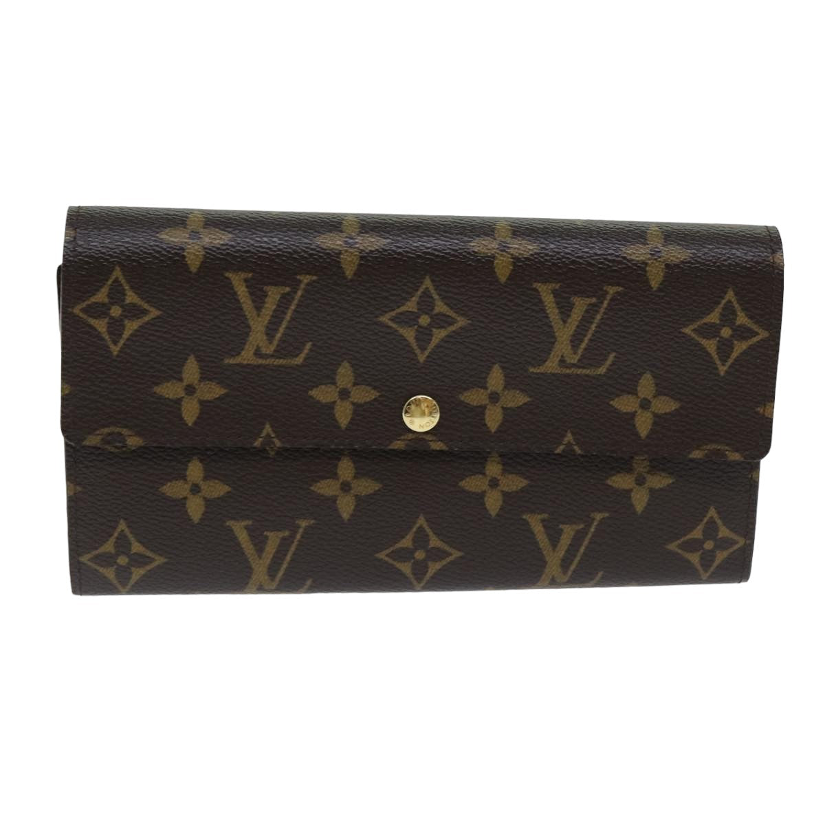 LOUIS VUITTON Monogram Portefeuille Sarah Long Wallet M60531 LV Auth yk13519A