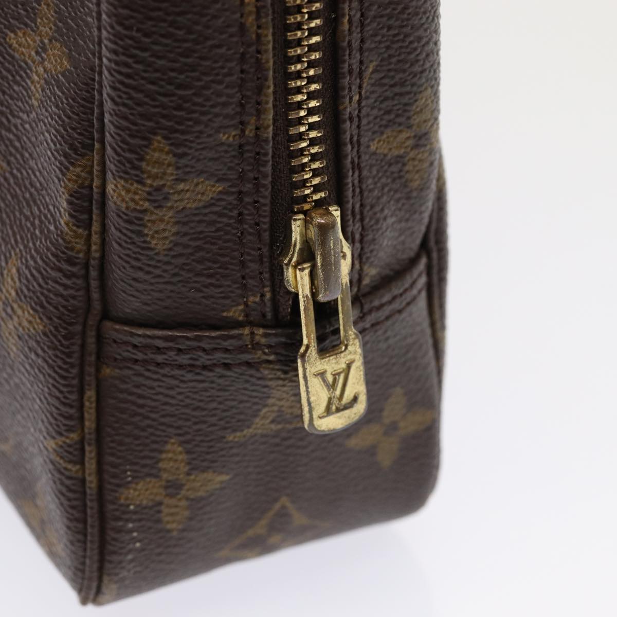 LOUIS VUITTON Monogram Trousse Toilette 23 Clutch Bag M47524 LV Auth yk13528