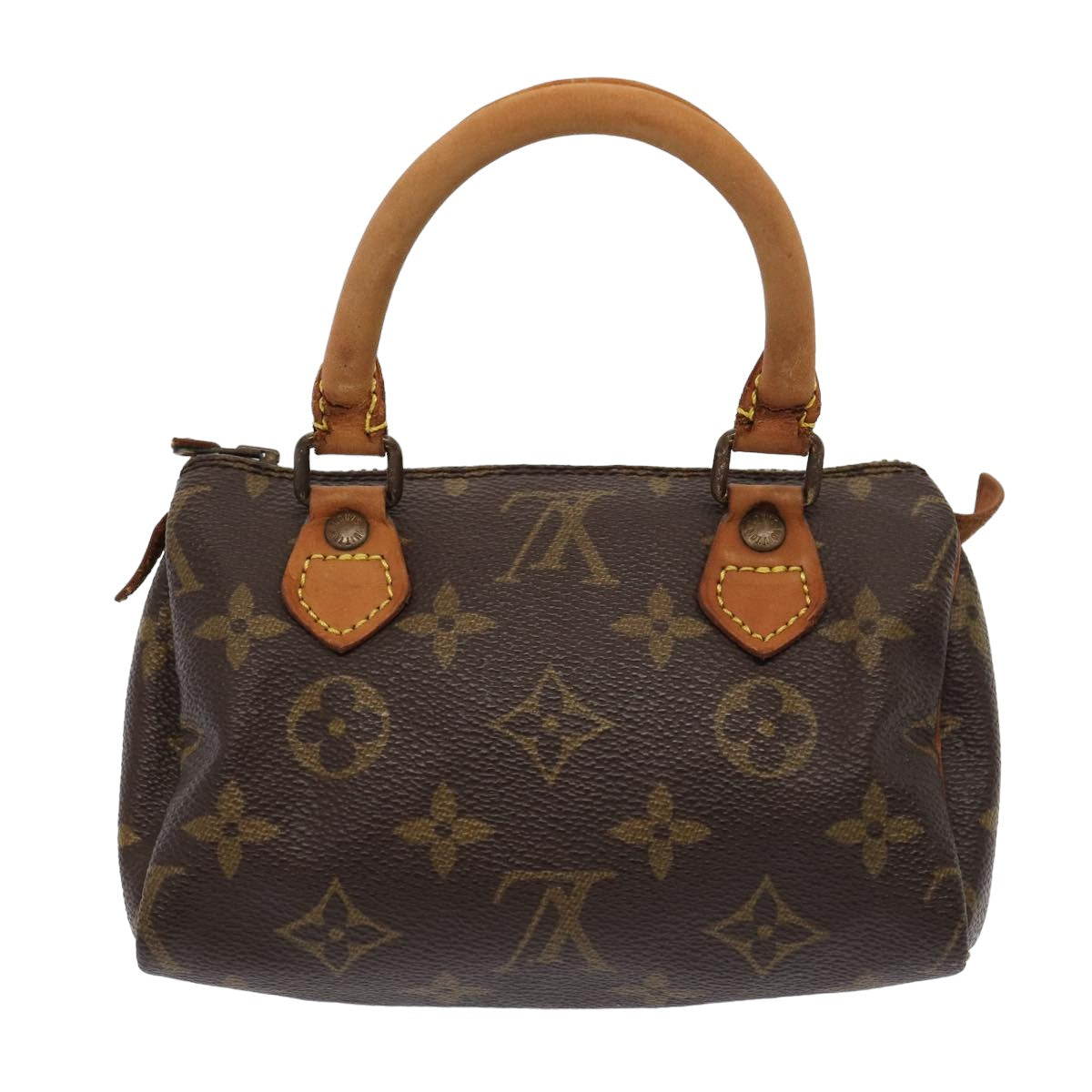 LOUIS VUITTON Monogram Mini Speedy Hand Bag Vintage M41534 LV Auth yk13535 - 0