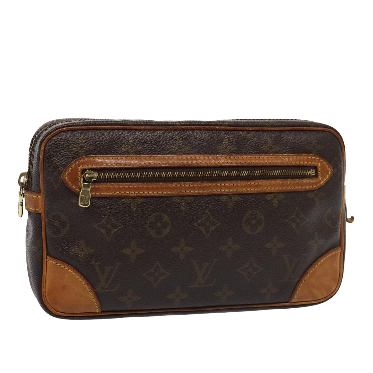 LOUIS VUITTON Monogram Marly Dragonne GM Clutch Bag M51825 LV Auth yk13540