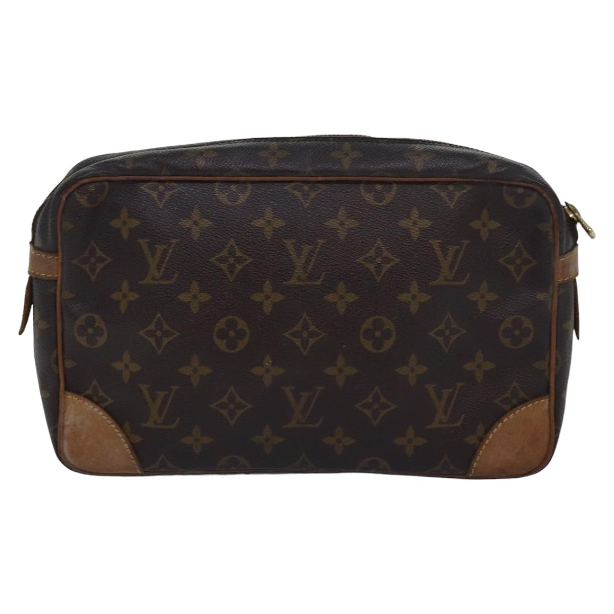 LOUIS VUITTON Monogram Compiegne 28 Clutch Bag M51845 LV Auth yk13547 - 0