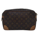 LOUIS VUITTON Monogram Compiegne 28 Clutch Bag M51845 LV Auth yk13547-2