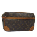 LOUIS VUITTON Monogram Compiegne 28 Clutch Bag M51845 LV Auth yk13553-1