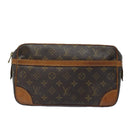 LOUIS VUITTON Monogram Compiegne 28 Clutch Bag M51845 LV Auth yk13553-13