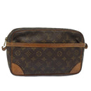 LOUIS VUITTON Monogram Compiegne 28 Clutch Bag M51845 LV Auth yk13555-1