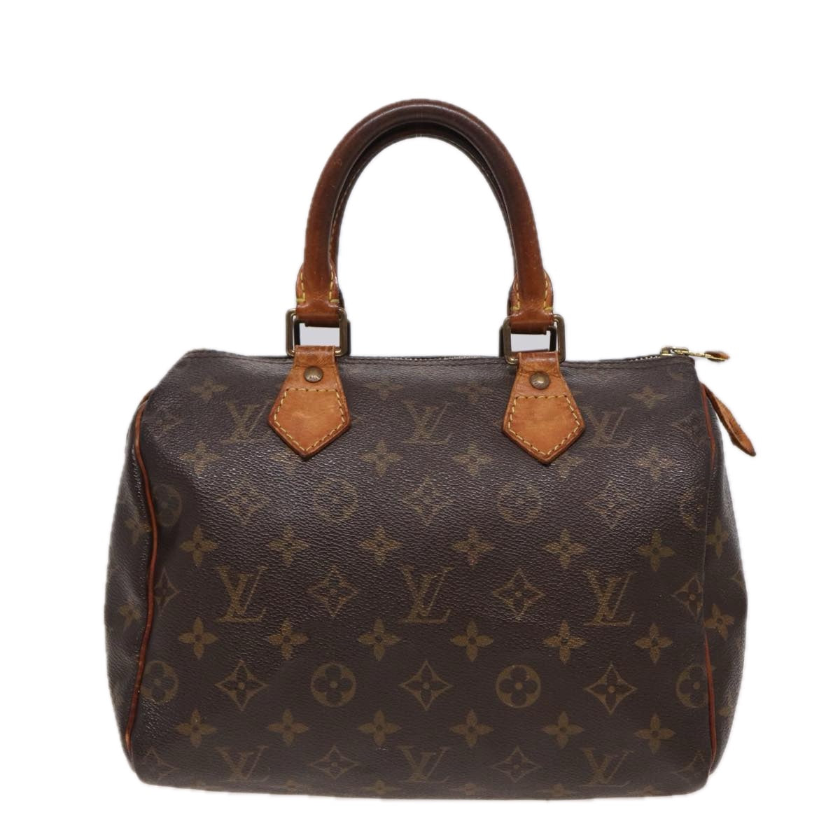 LOUIS VUITTON Monogram Speedy 25 Hand Bag M41528 LV Auth yk13561