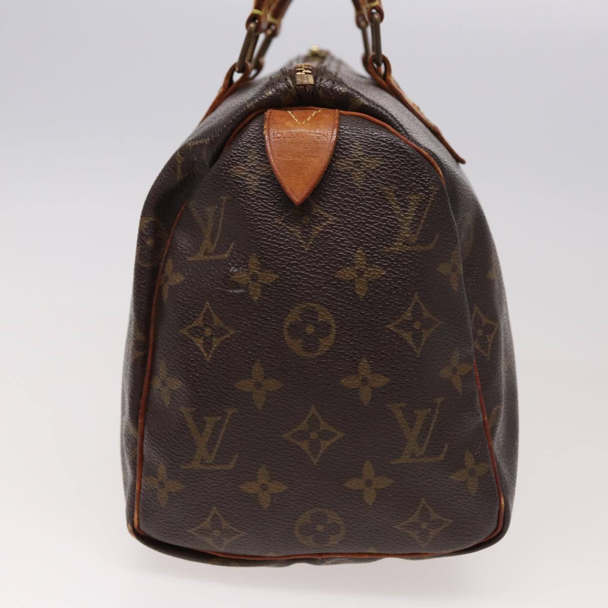 LOUIS VUITTON Monogram Speedy 25 Hand Bag M41528 LV Auth yk13561