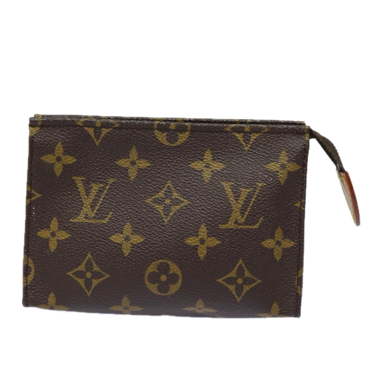 LOUIS VUITTON Monogram Poche Toilette 15 Pouch M47546 LV Auth yk13563