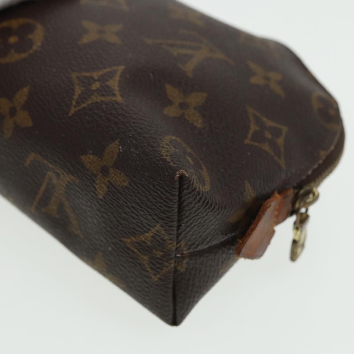 LOUIS VUITTON Monogram Pochette Cosmetic PM Pouch M47515 LV Auth yk13567