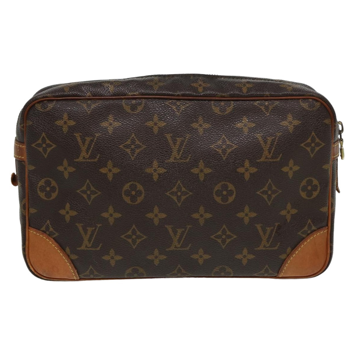 LOUIS VUITTON Monogram Compiegne 28 Clutch Bag M51845 LV Auth yk13574 - 0