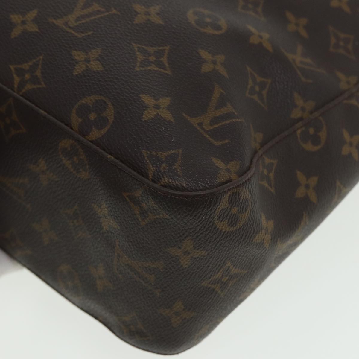 LOUIS VUITTON Monogram Looping GM Shoulder Bag M51145 LV Auth yk13580