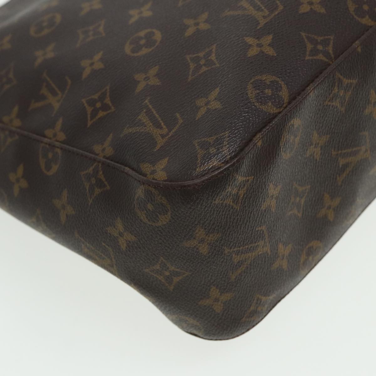 LOUIS VUITTON Monogram Looping GM Shoulder Bag M51145 LV Auth yk13580