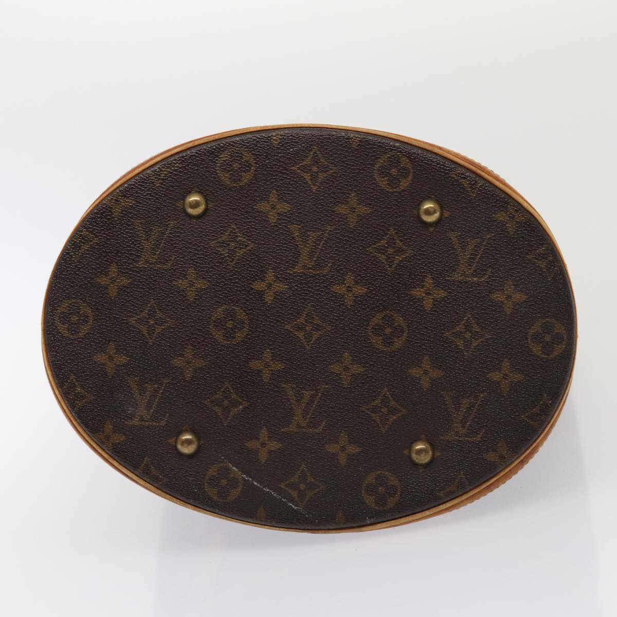 LOUIS VUITTON Monogram Bucket GM Shoulder Bag M42236 LV Auth yk13586