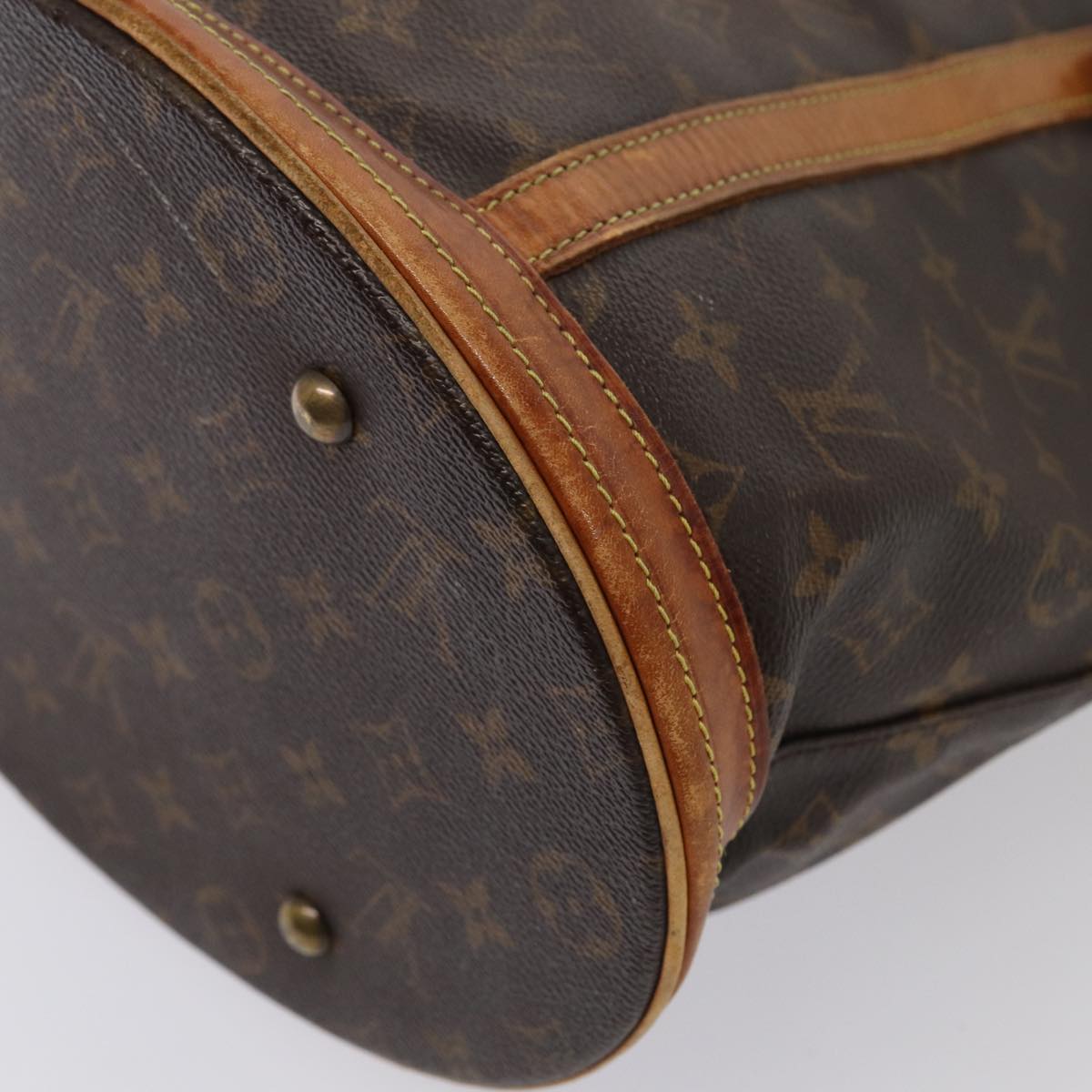 LOUIS VUITTON Monogram Bucket GM Shoulder Bag M42236 LV Auth yk13586