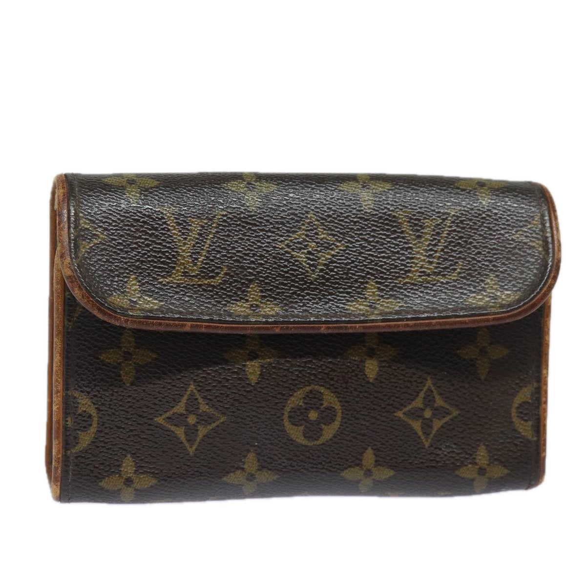 LOUIS VUITTON Monogram Pochette Florentine Waist bag M51855 LV Auth yk13594