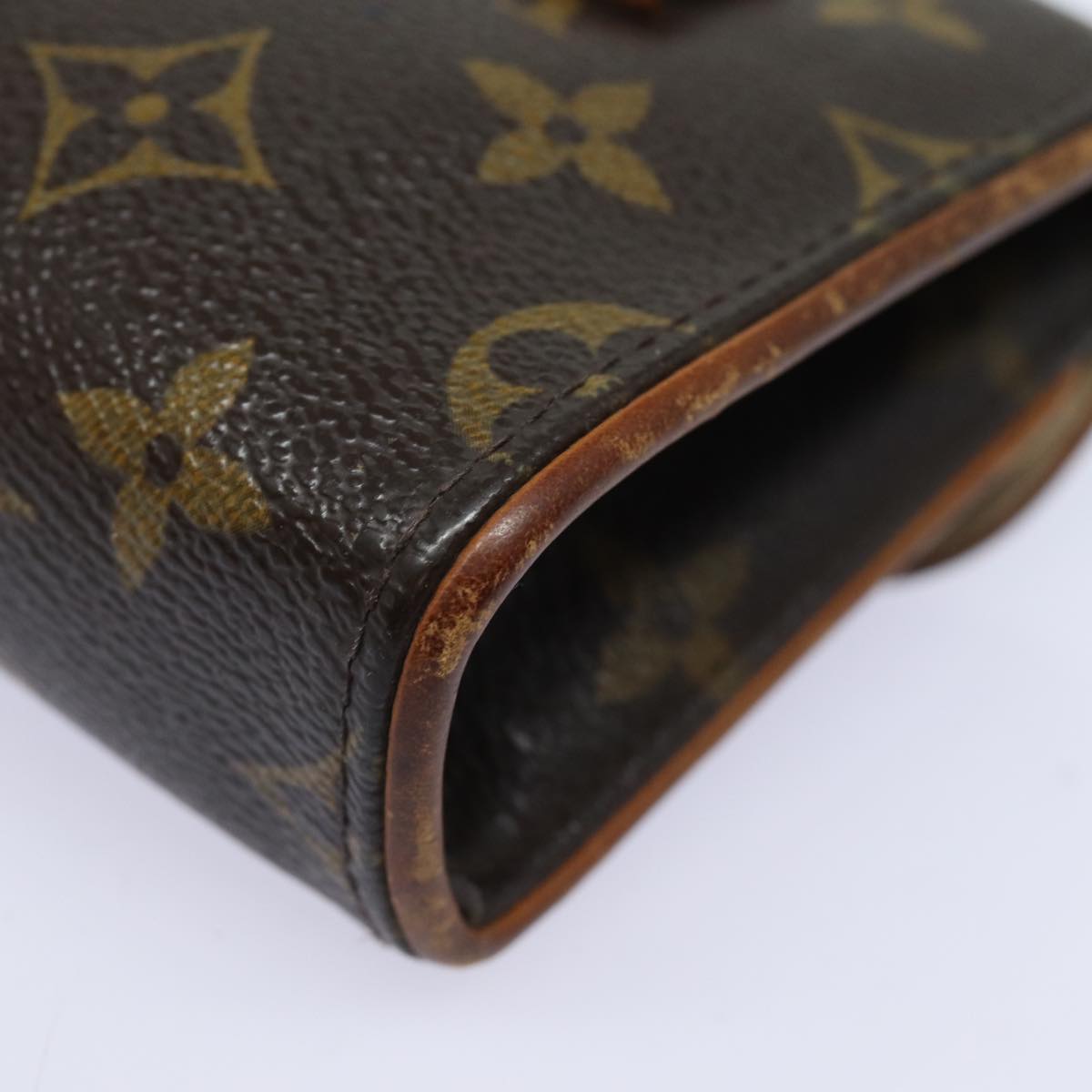 LOUIS VUITTON Monogram Pochette Florentine Waist bag M51855 LV Auth yk13594