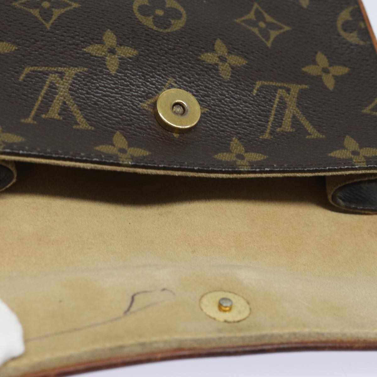 LOUIS VUITTON Monogram Pochette Florentine Waist bag M51855 LV Auth yk13594