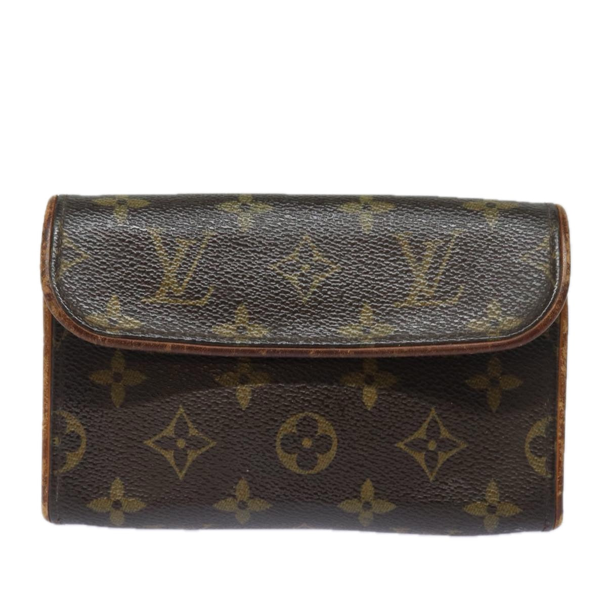 LOUIS VUITTON Monogram Pochette Florentine Waist bag M51855 LV Auth yk13594