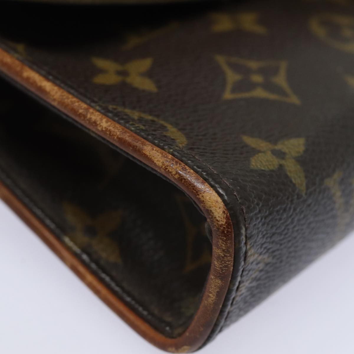 LOUIS VUITTON Monogram Pochette Florentine Waist bag M51855 LV Auth yk13594