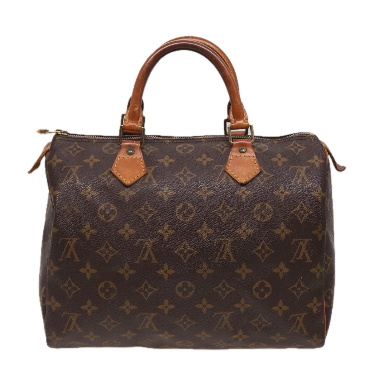 LOUIS VUITTON Monogram Speedy 30 Hand Bag M41526 LV Auth yk13597