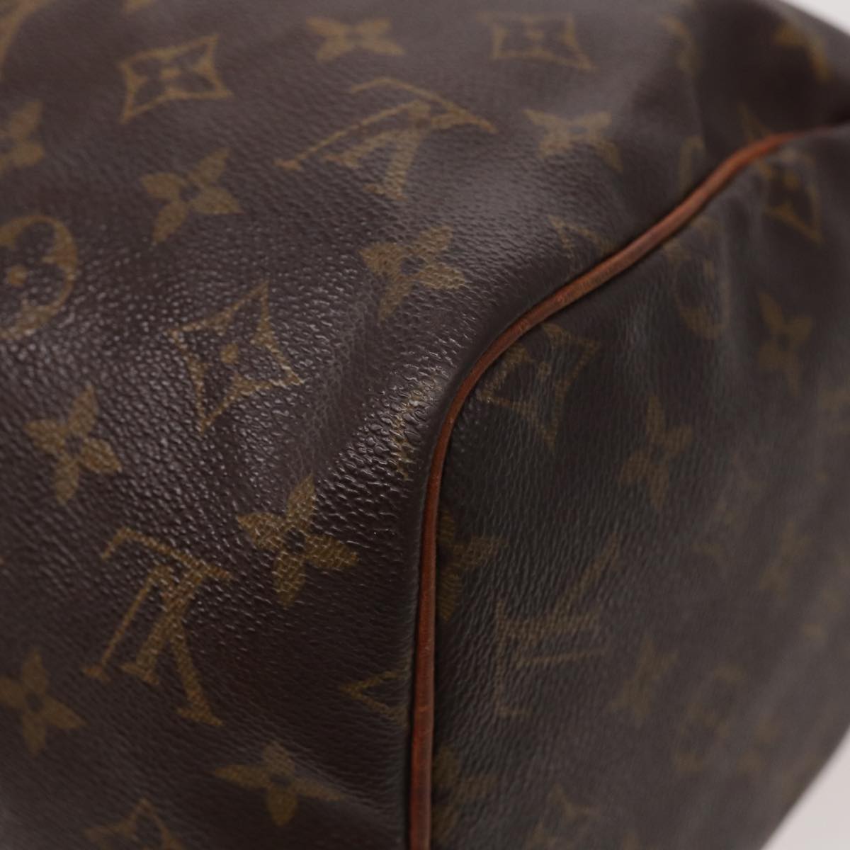 LOUIS VUITTON Monogram Speedy 30 Hand Bag M41526 LV Auth yk13598