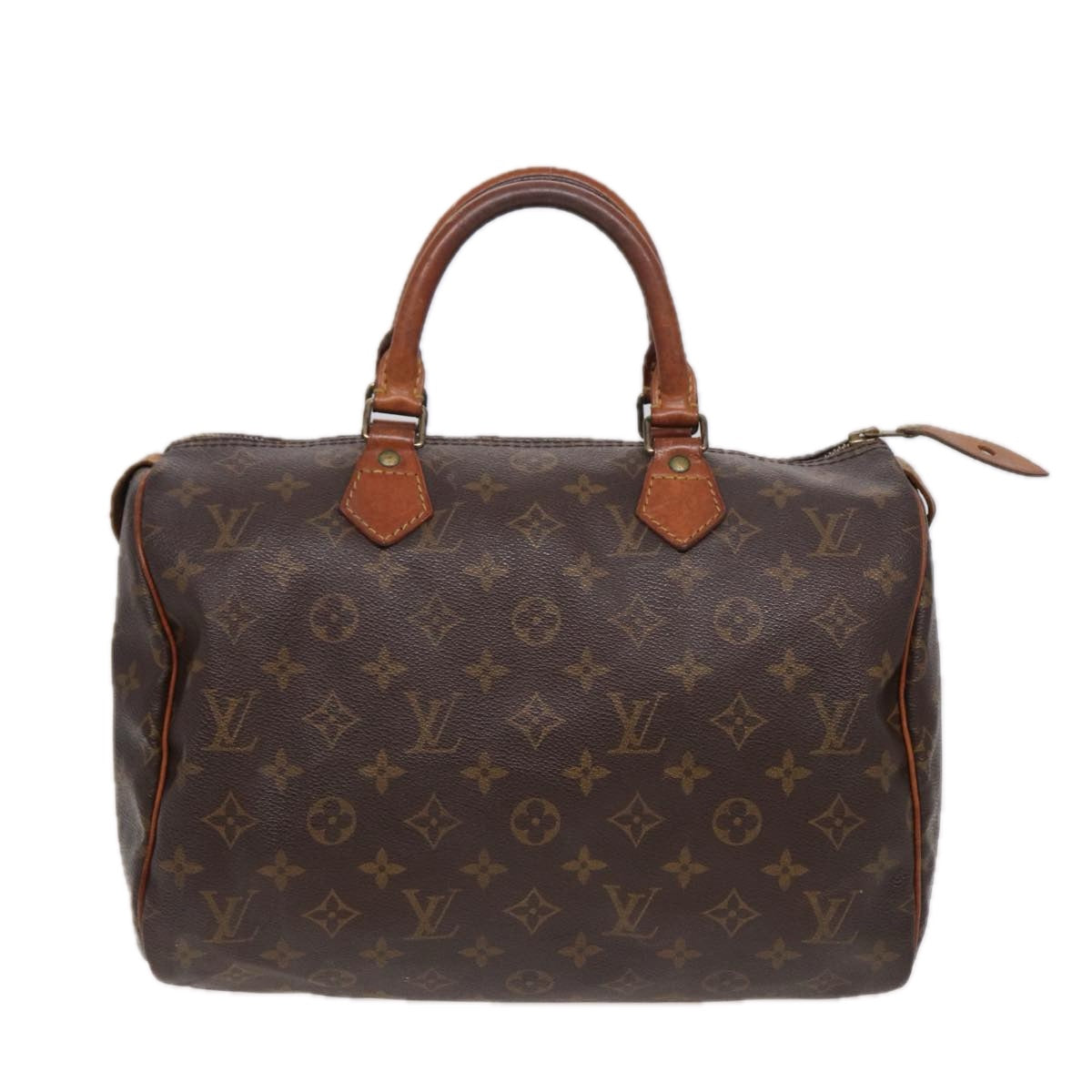 LOUIS VUITTON Monogram Speedy 30 Hand Bag M41526 LV Auth yk13598