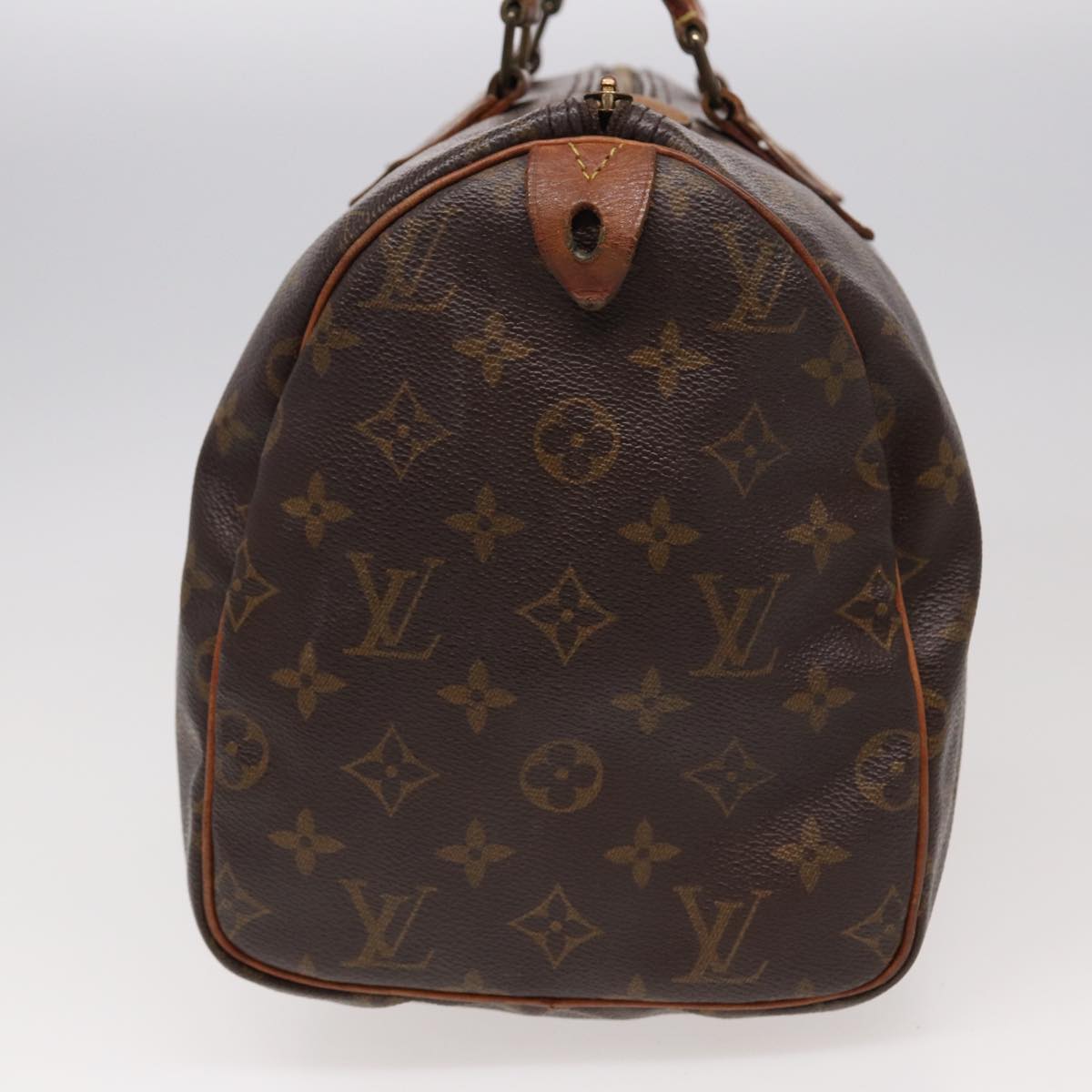 LOUIS VUITTON Monogram Speedy 30 Hand Bag M41526 LV Auth yk13598