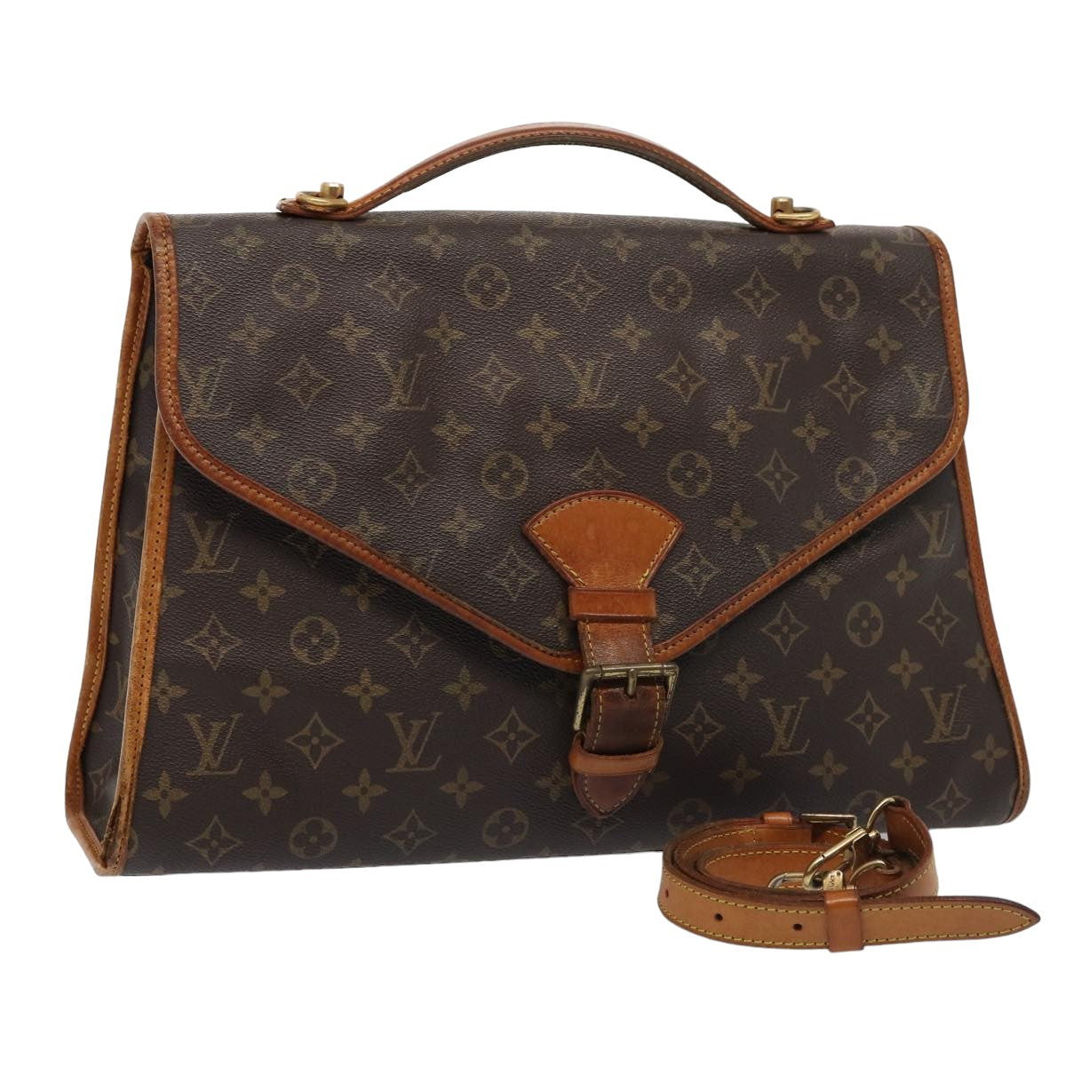 LOUIS VUITTON Monogram Beverly 2Way Hand bag M51120 LV Auth