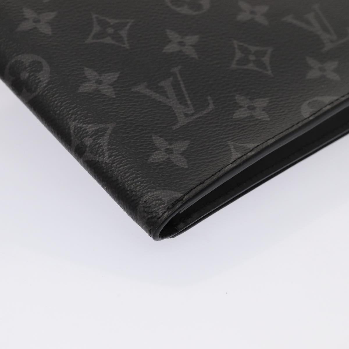 LOUIS VUITTON Monogram Eclipse Porte Documents Frank GM GI0273 LV Auth yk13604