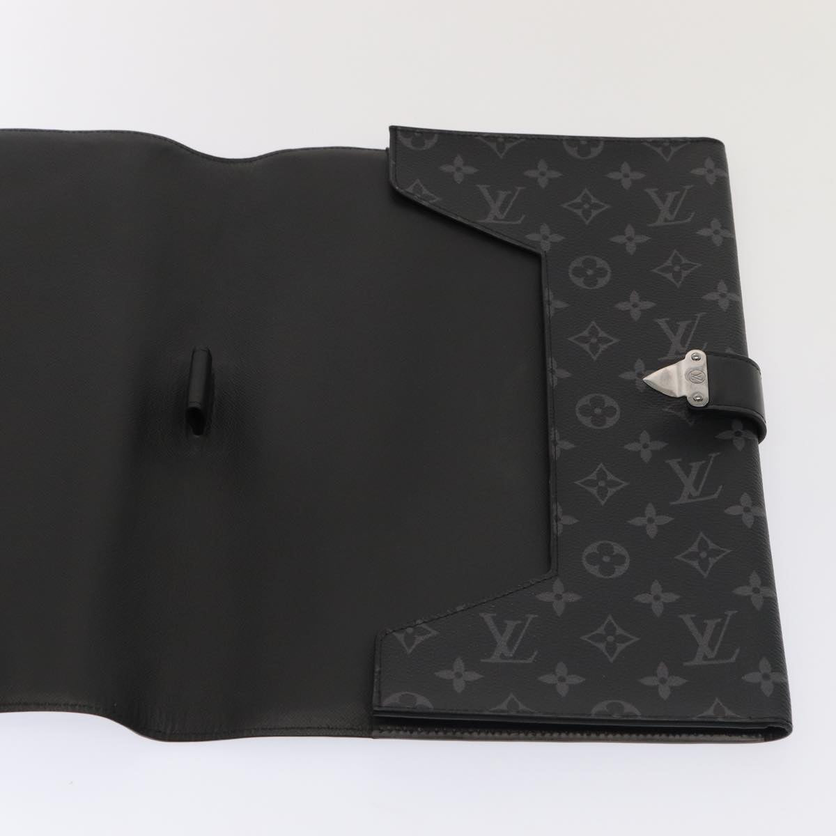 LOUIS VUITTON Monogram Eclipse Porte Documents Frank GM GI0273 LV Auth yk13604