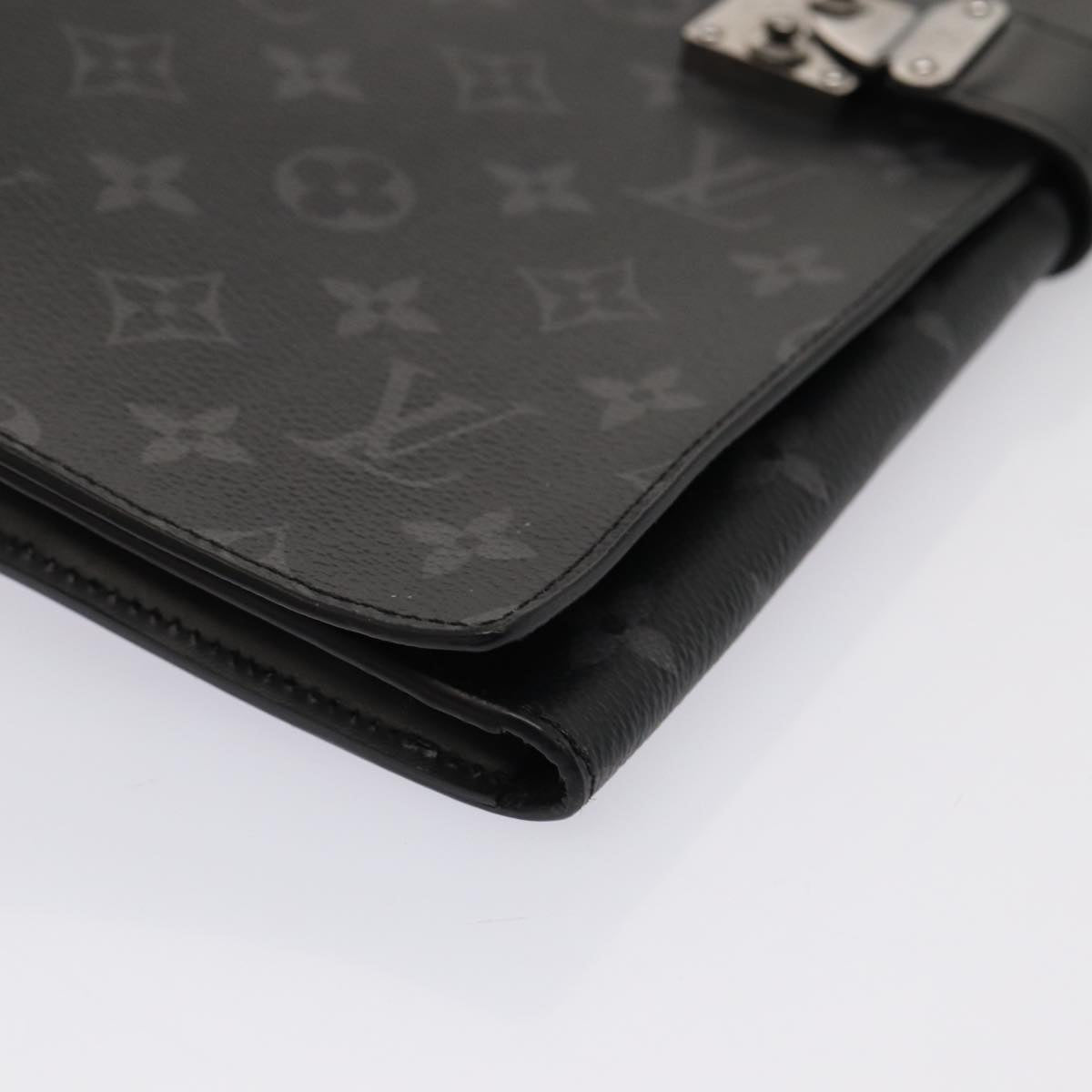 LOUIS VUITTON Monogram Eclipse Porte Documents Frank GM GI0273 LV Auth yk13604