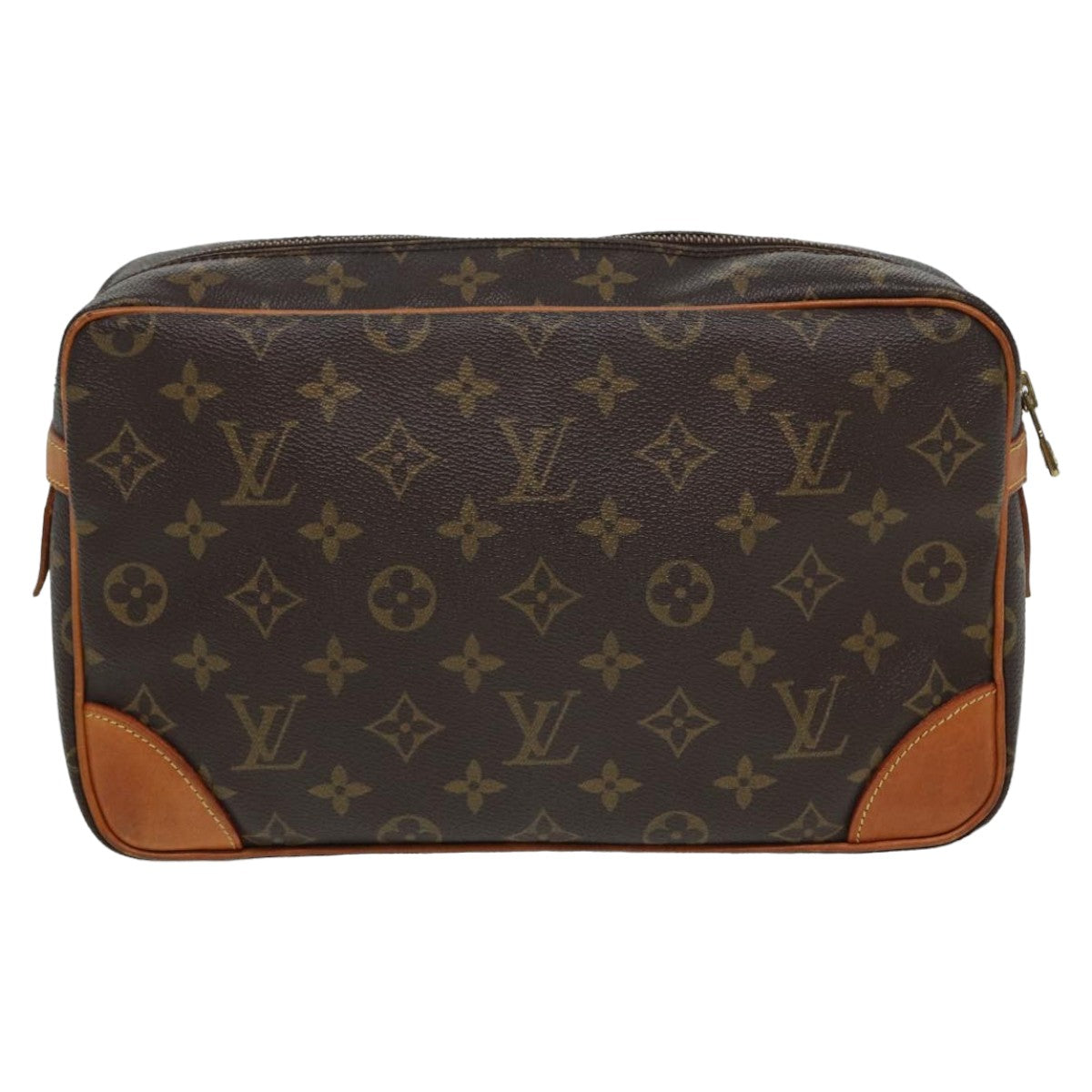 LOUIS VUITTON Monogram Compiegne 28 Clutch Bag M51845 LV Auth yk13607 - 0