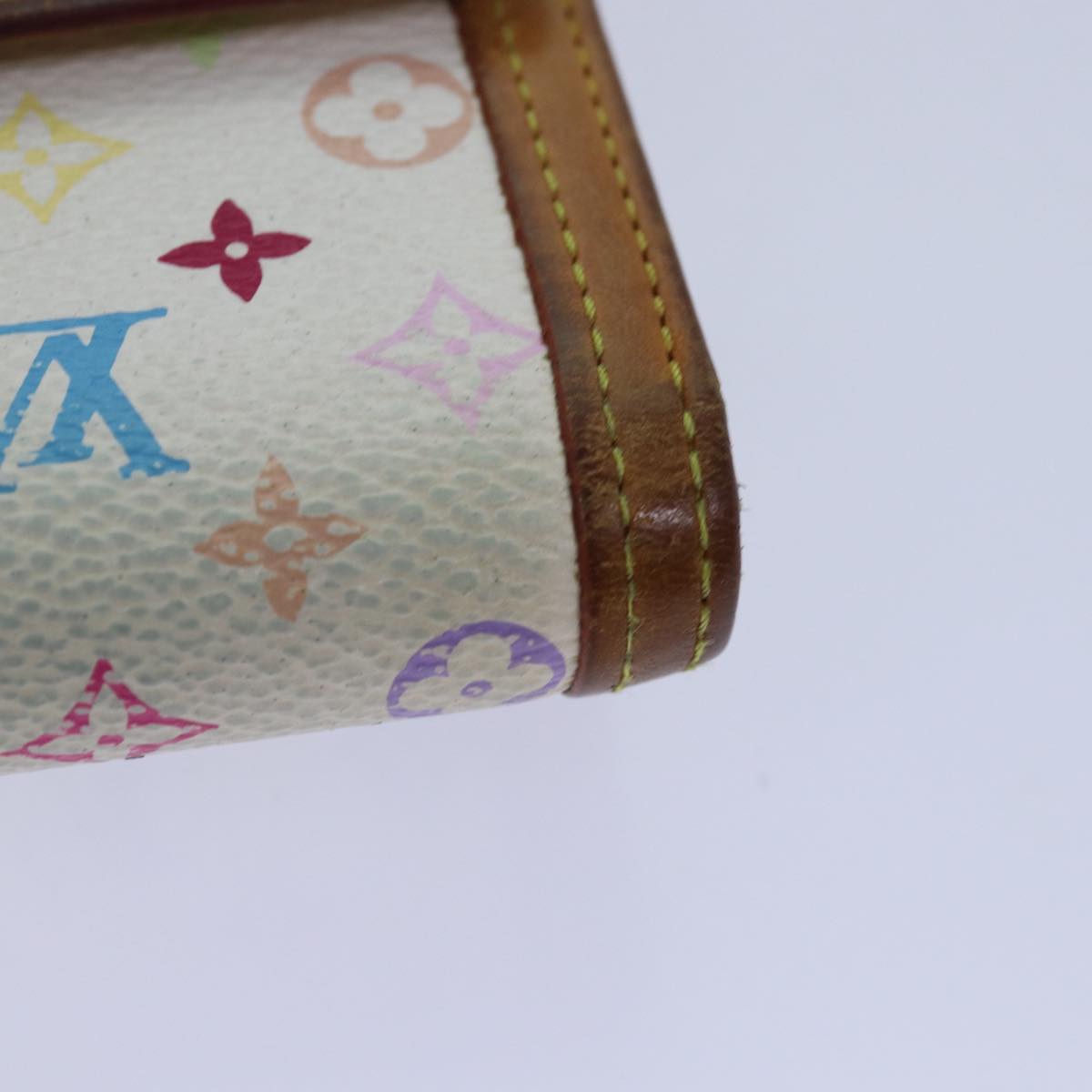 LOUIS VUITTON Multicolor Porte Monnaie Billets Cartes Credit M92983 Auth yk13657