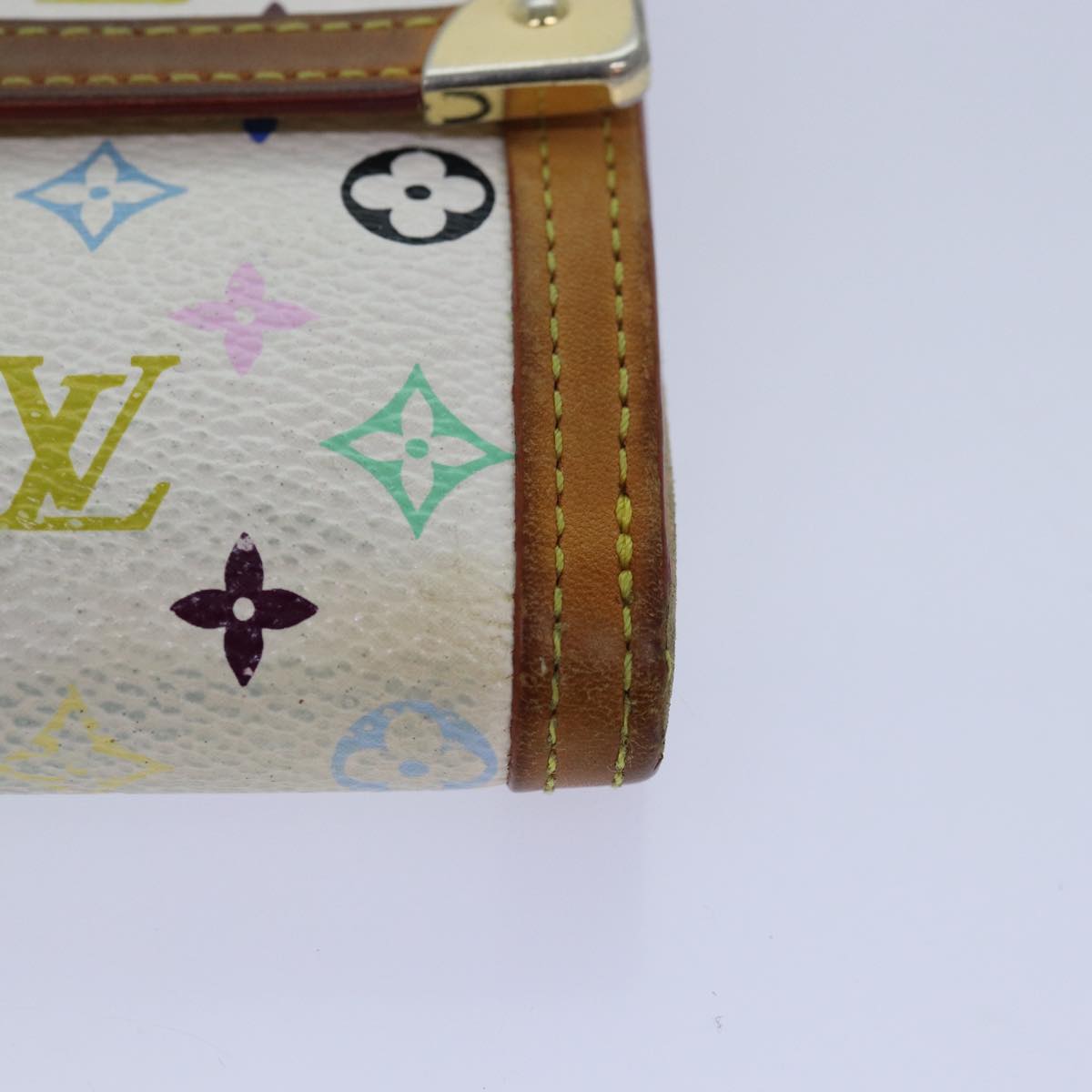 LOUIS VUITTON Multicolor Porte Monnaie Billets Cartes Credit M92983 Auth yk13657