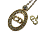 Christian Dior Necklace metal Gold Auth yk13672-2