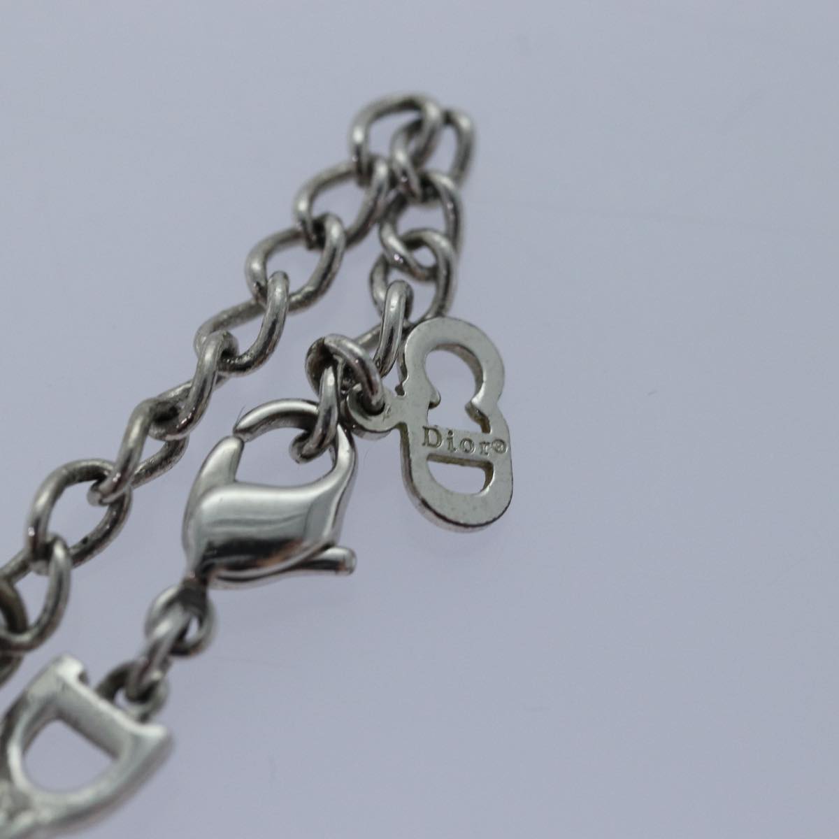 Christian Dior Bracelet metal Silver Auth yk13673