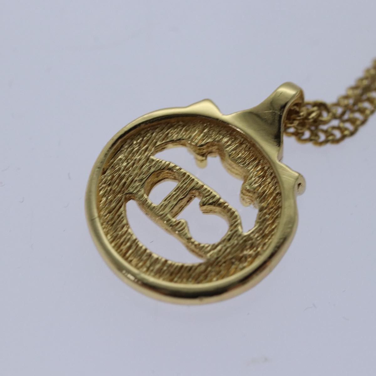 Christian Dior Necklace metal Gold Auth yk13690