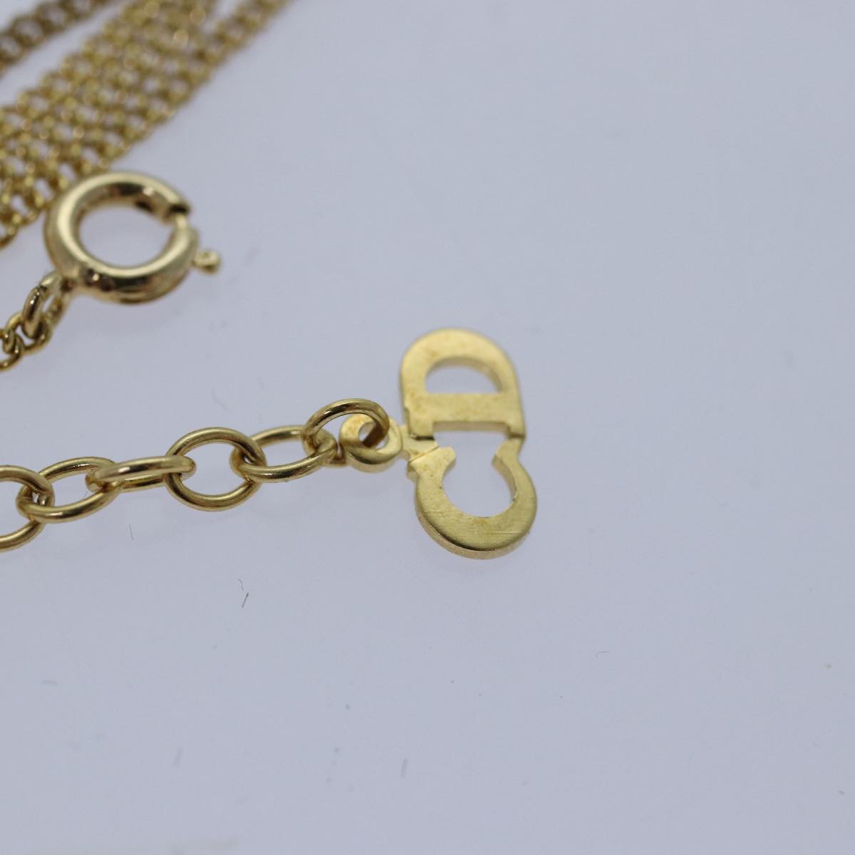 Christian Dior Necklace metal Gold Auth yk13690