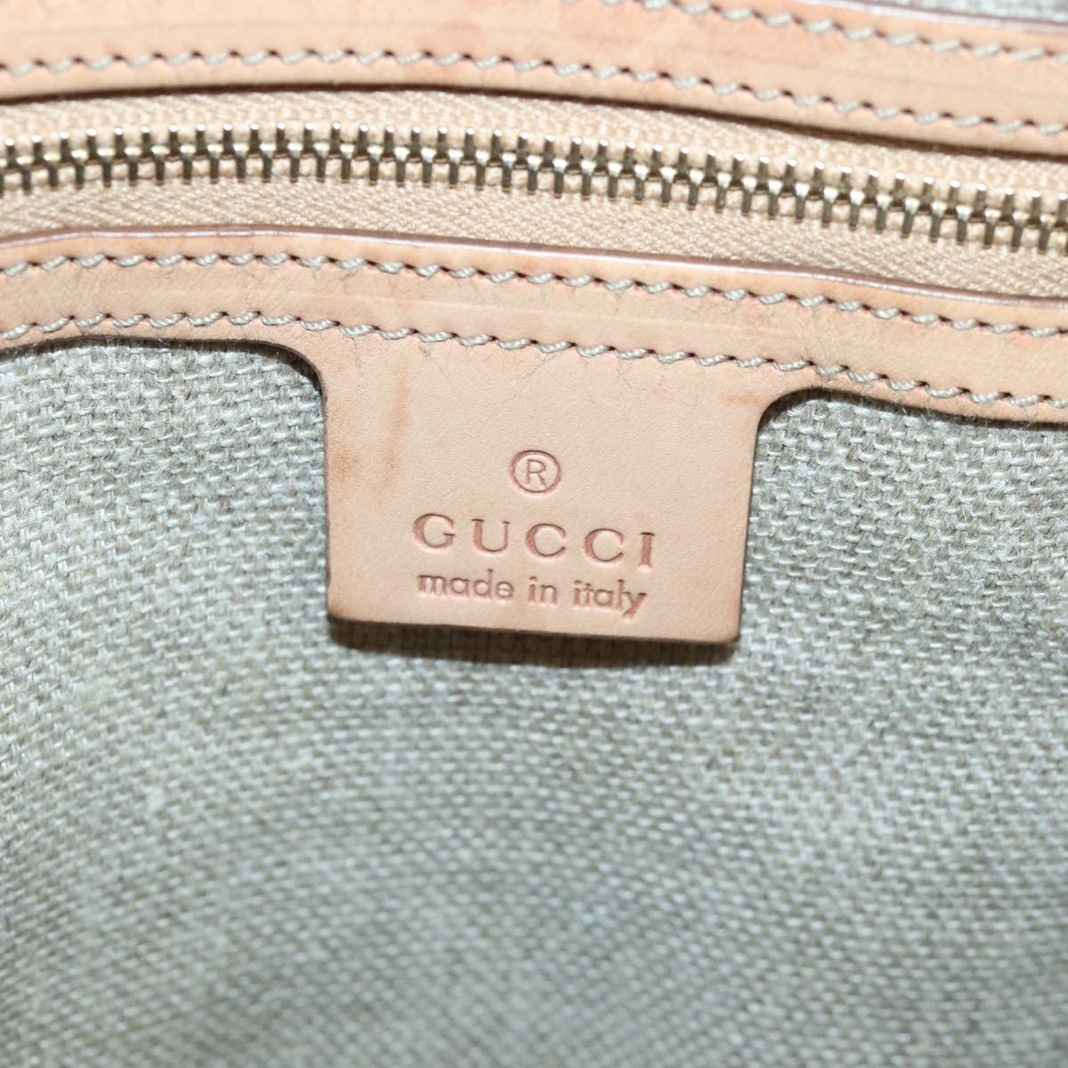 GUCCI Bamboo Flora Hand Bag Canvas 2way Pink 169961 Auth yk13691