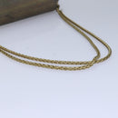 CHANEL Turn Lock Chain Hand Bag Suede Gold Tone CC Auth yk13693-7