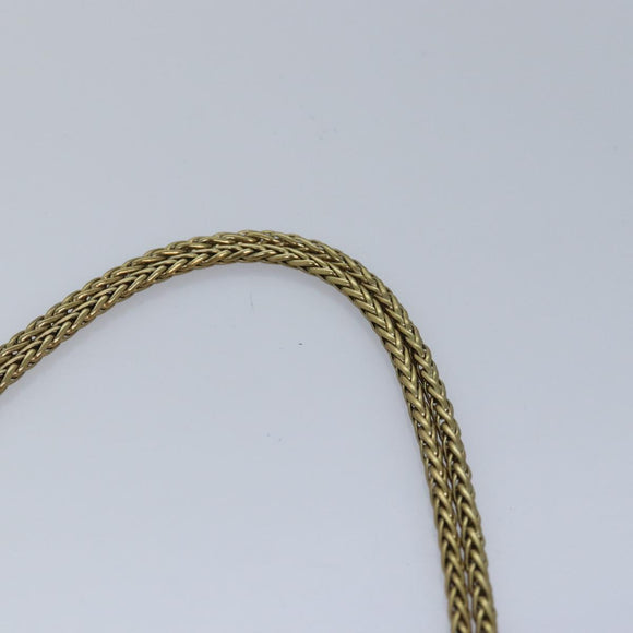 CHANEL Turn Lock Chain Hand Bag Suede Gold Tone CC Auth yk13693