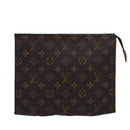 LOUIS VUITTON Monogram Poche Toilette 26 Pouch M47542 LV Auth yk13699-13