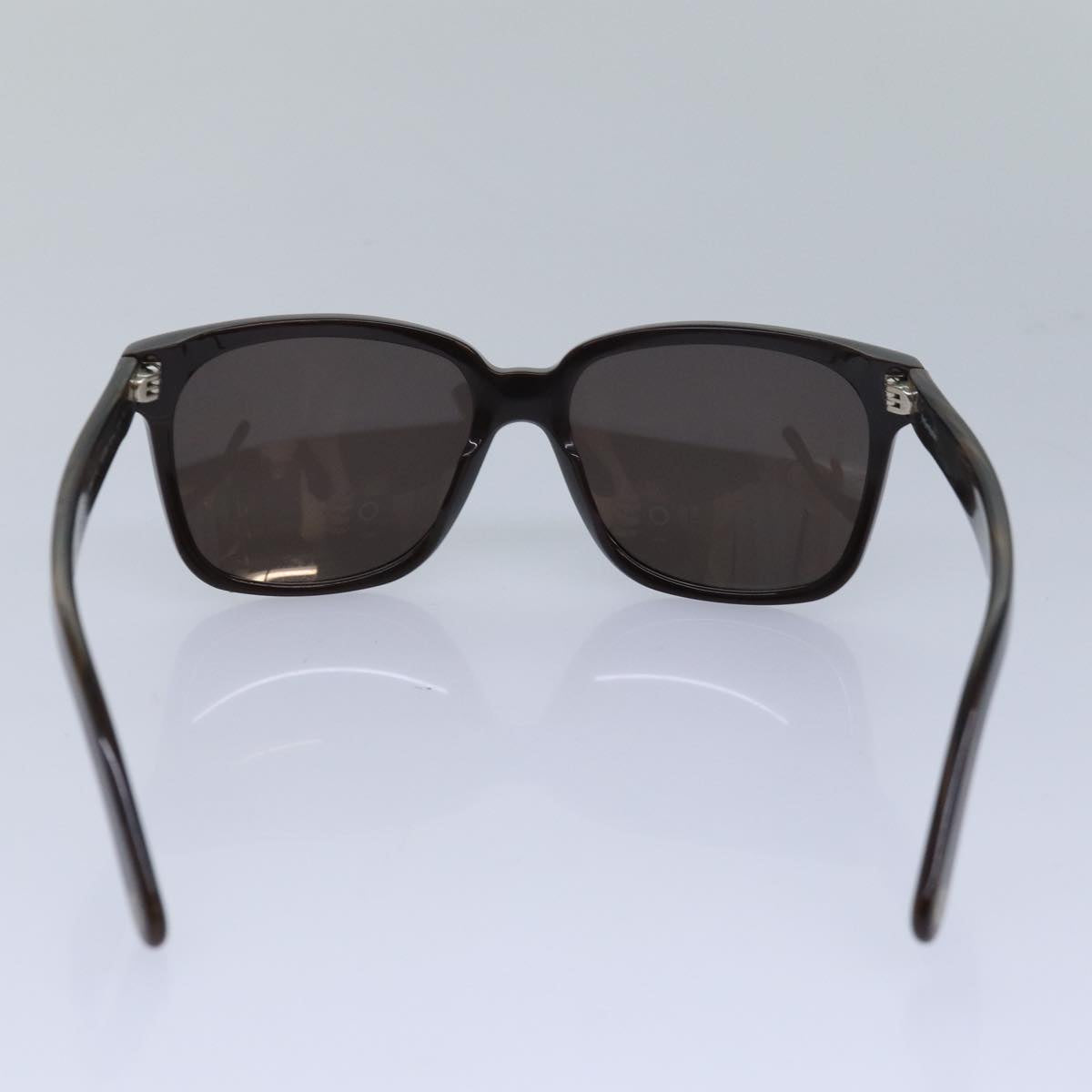 SAINT LAURENT Sunglasses Brown Auth yk13702