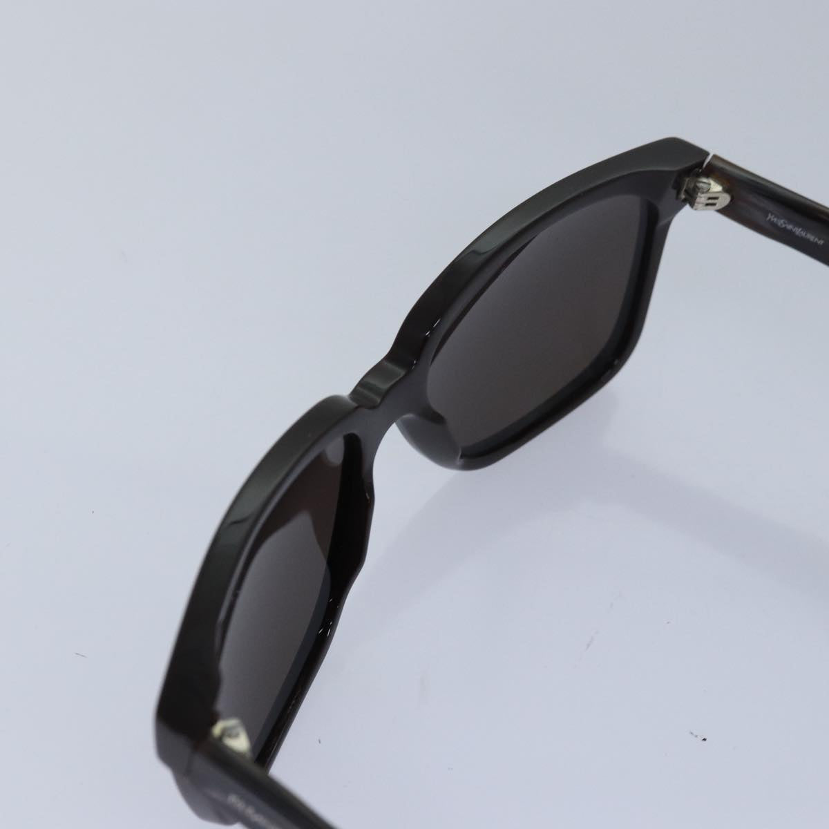 SAINT LAURENT Sunglasses Brown Auth yk13702